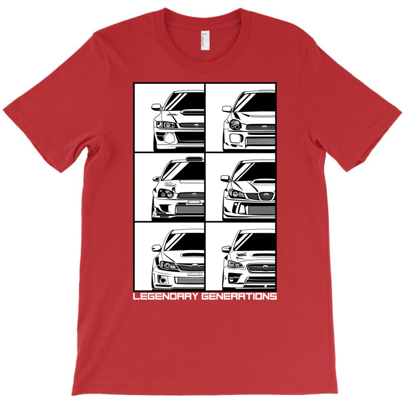 Impreza Generations T-Shirt by smorvyayidinl | Artistshot