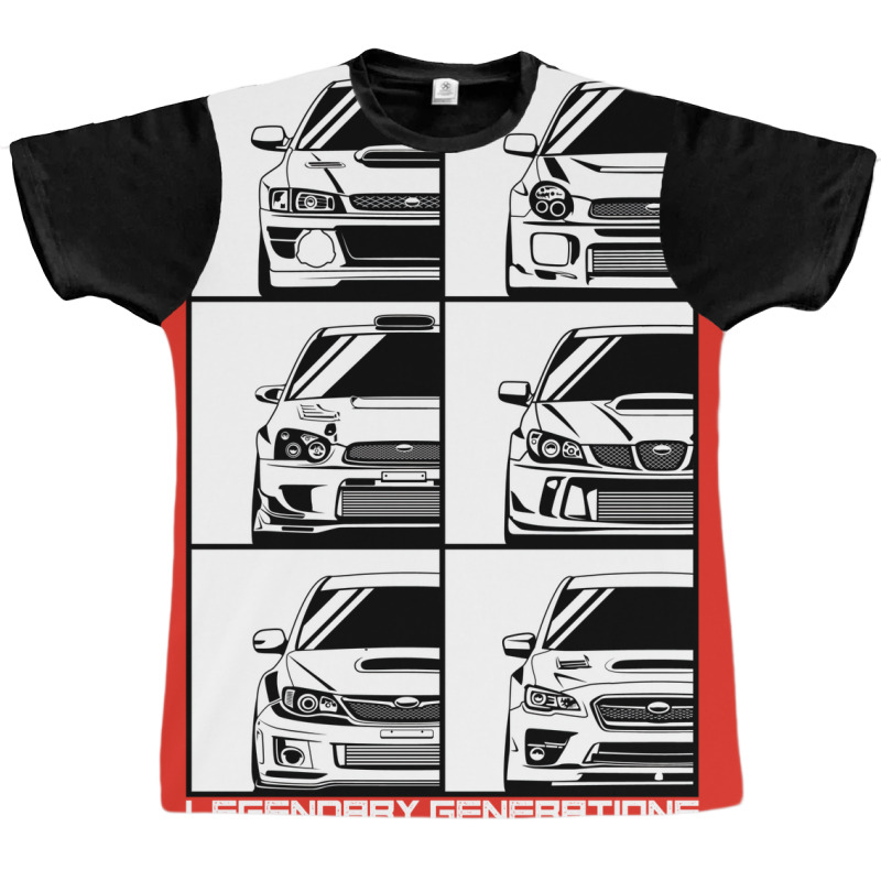 Impreza Generations Graphic T-shirt by smorvyayidinl | Artistshot