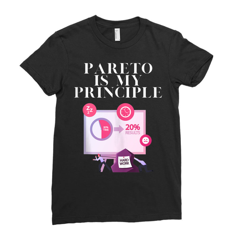 Pareto Is My Principle Tank Top Ladies Fitted T-Shirt by jessen | Artistshot