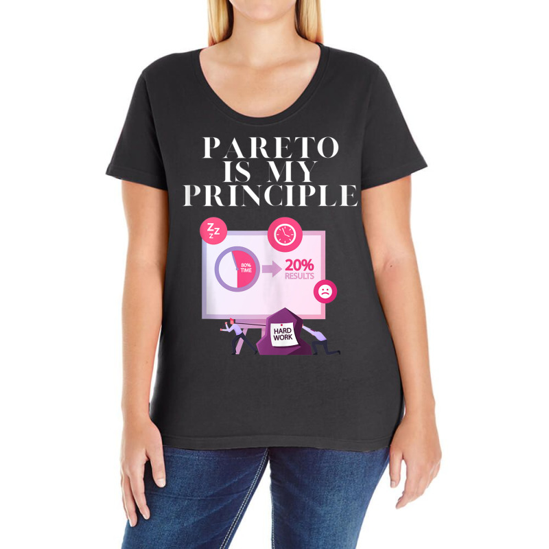 Pareto Is My Principle Tank Top Ladies Curvy T-Shirt by jessen | Artistshot