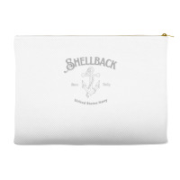 Vintage Navy Shellback Proud Sailor Born Salty T Shirt Accessory Pouches | Artistshot