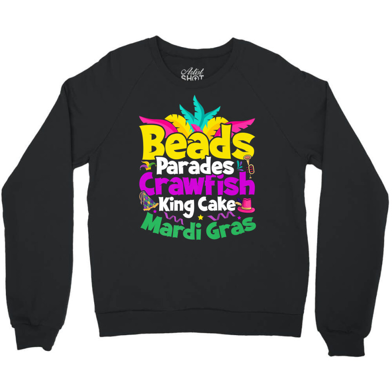 Beads Parades Crawfish King Cake Mardi Gras Premium T Shirt Crewneck Sweatshirt | Artistshot