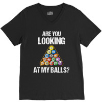 Billiards Cool Pool Game Balls Joke Lover V-neck Tee | Artistshot