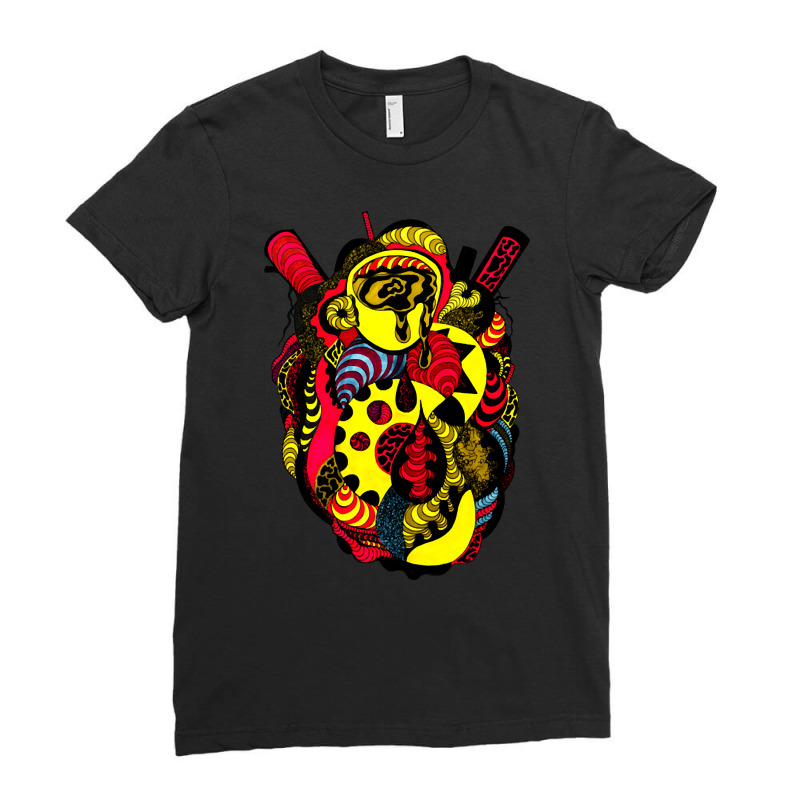 Hot Trend Coffee Heart Ladies Fitted T-Shirt by quanghuydinh1 | Artistshot