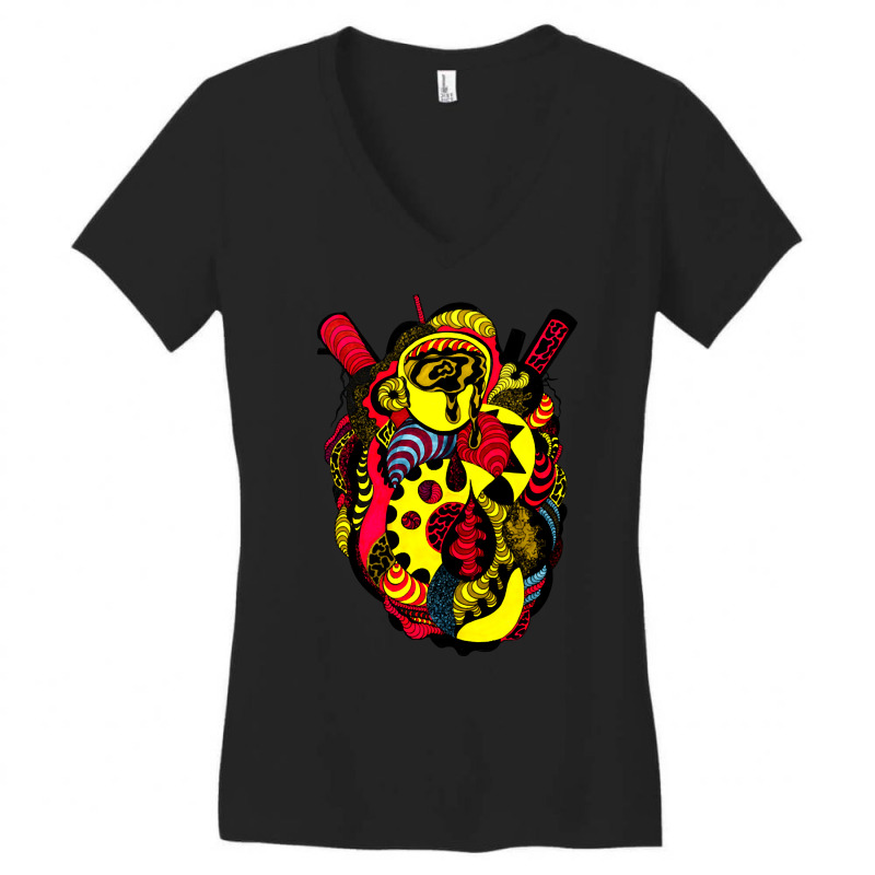 Hot Trend Coffee Heart Women's V-Neck T-Shirt by quanghuydinh1 | Artistshot