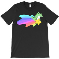 Rainbow Shooting Star Alligator T-shirt | Artistshot