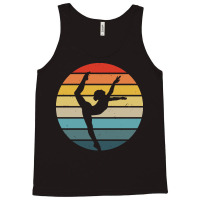 Majorette T  Shirt Baton Twirling Silhouette On A Distressed Retro Sun Tank Top | Artistshot