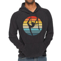 Majorette T  Shirt Baton Twirling Silhouette On A Distressed Retro Sun Vintage Hoodie | Artistshot