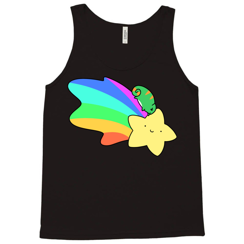 Rainbow Shooting Star Chameleon Tank Top | Artistshot