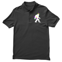 Mardi Gras Bigfoot T  Shirt Mardi Gras Carnival Bigfoot New Orleans Ca Men's Polo Shirt | Artistshot