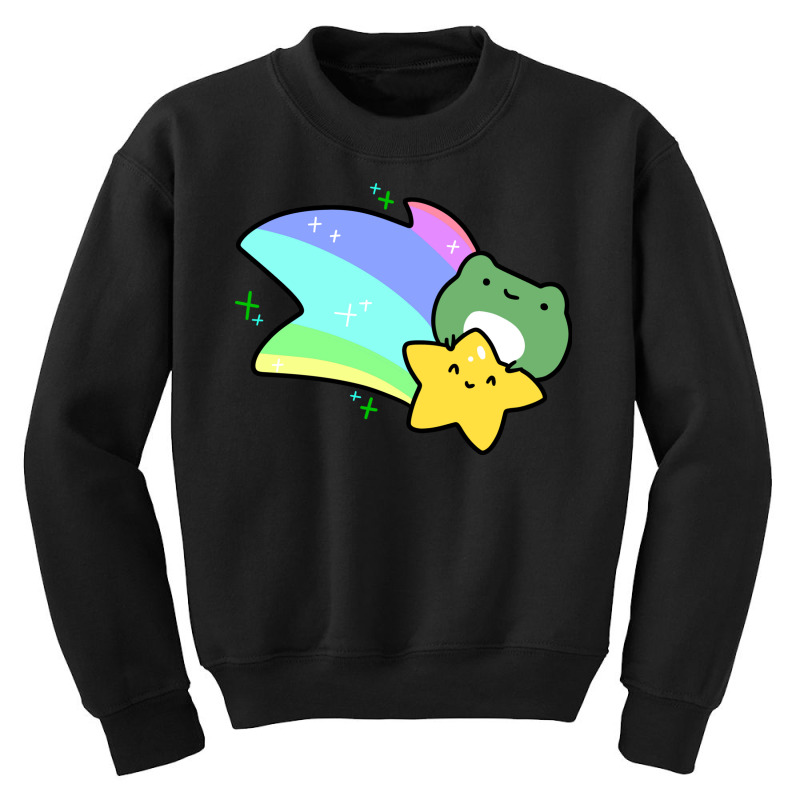 Rainbow Shooting Star Frog Youth Sweatshirt | Artistshot