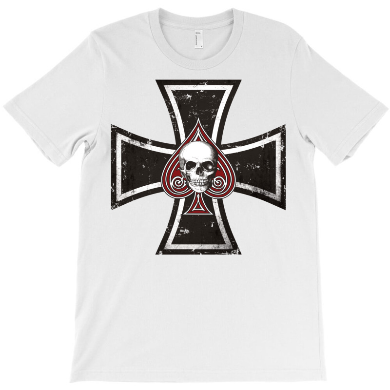 Iron Cross With Ace Of Spades T-Shirt by smorvyayidinl | Artistshot