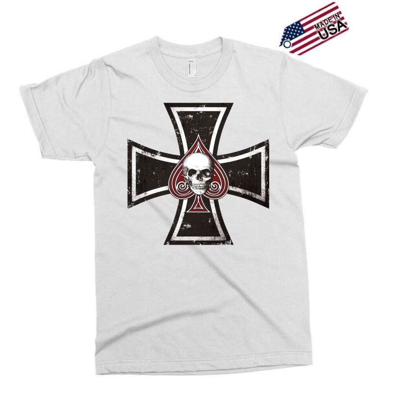 Iron Cross With Ace Of Spades Exclusive T-shirt by smorvyayidinl | Artistshot