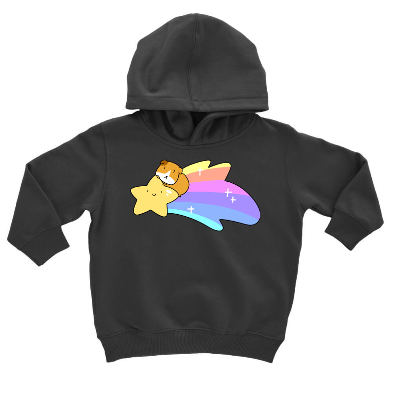 Rainbow Shooting Star Guineapig Toddler Hoodie | Artistshot