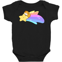 Rainbow Shooting Star Guineapig Baby Bodysuit | Artistshot