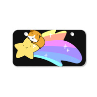 Rainbow Shooting Star Guineapig Bicycle License Plate | Artistshot