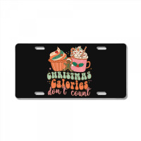 Christmas Calories Don't Count Christmas Holiday Food Eating License Plate | Artistshot