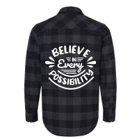 Trending Believe In Every Possibility Motivational (2) Flannel Shirt | Artistshot