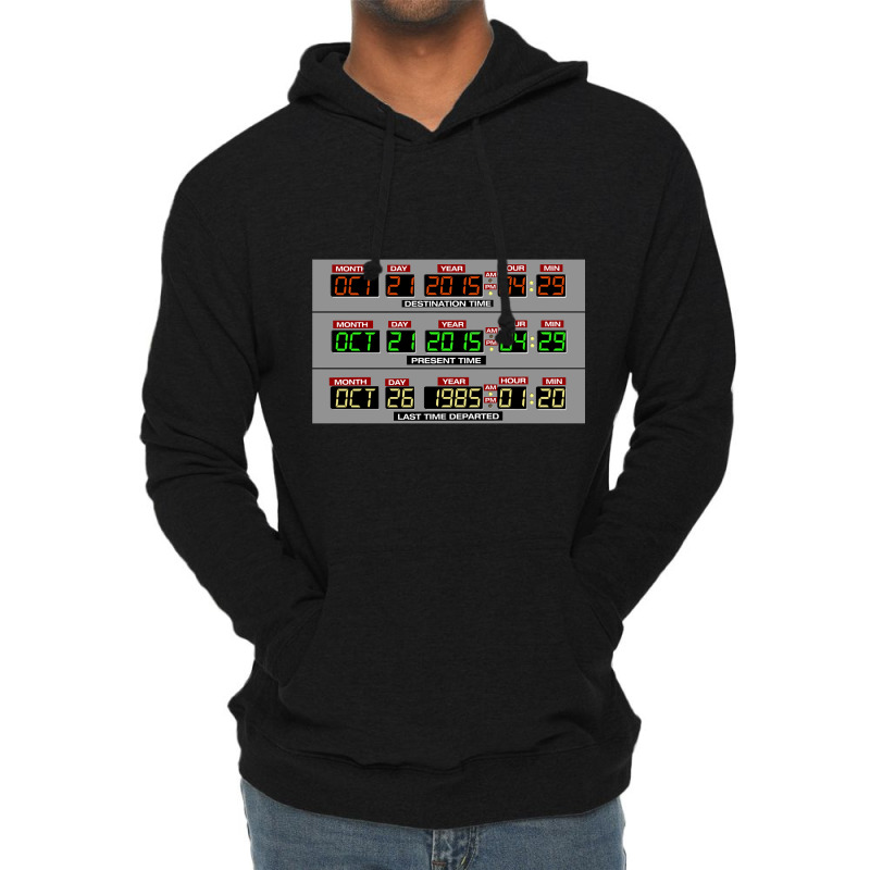 Limited Edition Back To The Future 2 Time Circuits 2015 Lightweight Hoodie by Ricarda Petrie | Artistshot