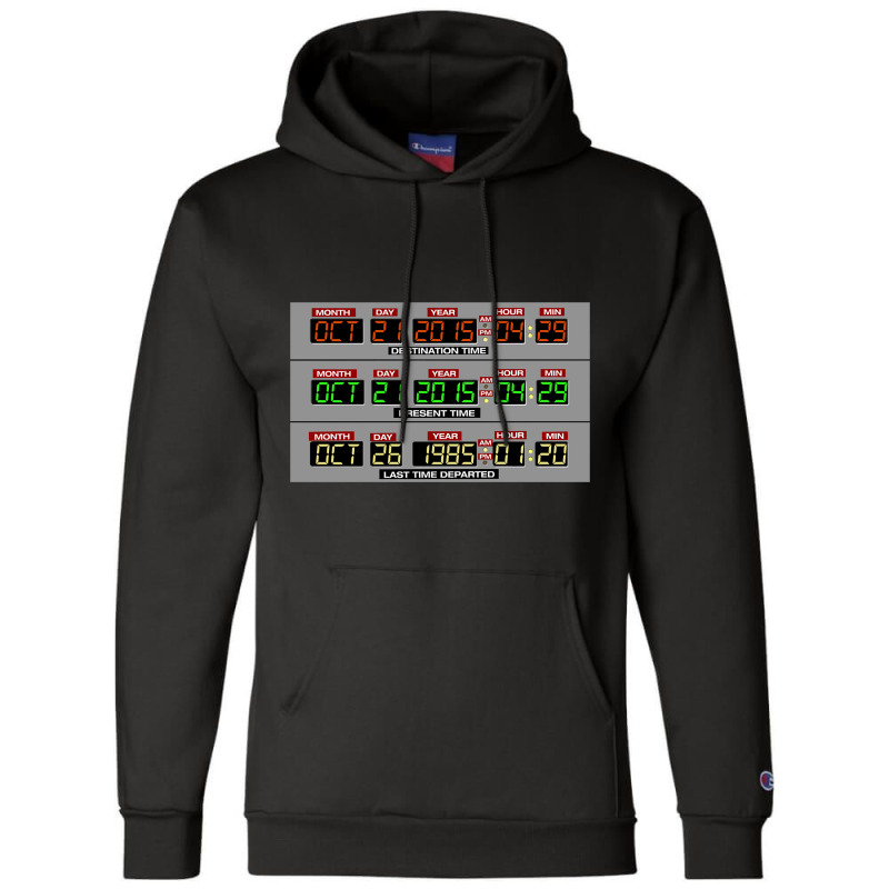 Limited Edition Back To The Future 2 Time Circuits 2015 Champion Hoodie by Ricarda Petrie | Artistshot