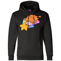 Rainbow Shooting Star Highland Cow Champion Hoodie | Artistshot