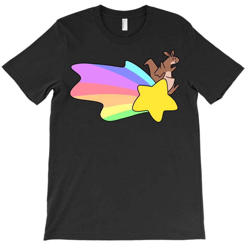 Rainbow Shooting Star Kangaroo T-shirt | Artistshot