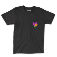 Mardi Gras Heart T  Shirt Mardi Gras Heart Leopard Print Fleur De Lis Pocket T-shirt | Artistshot