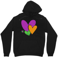 Mardi Gras Heart T  Shirt Mardi Gras Heart Leopard Print Fleur De Lis Unisex Hoodie | Artistshot