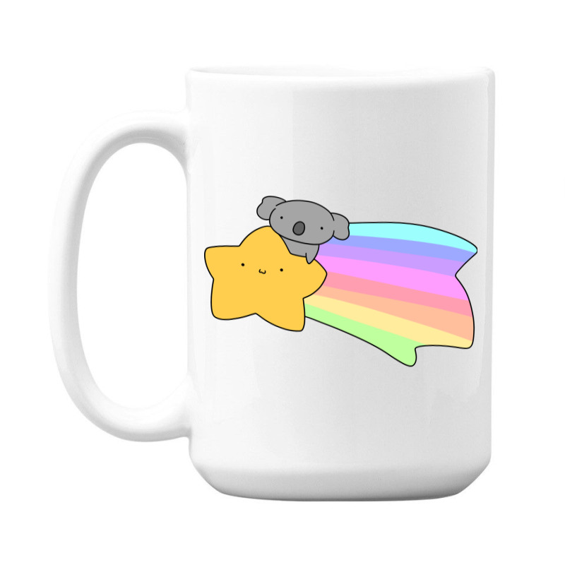 Rainbow Shooting Star Koala 15 Oz Coffee Mug | Artistshot