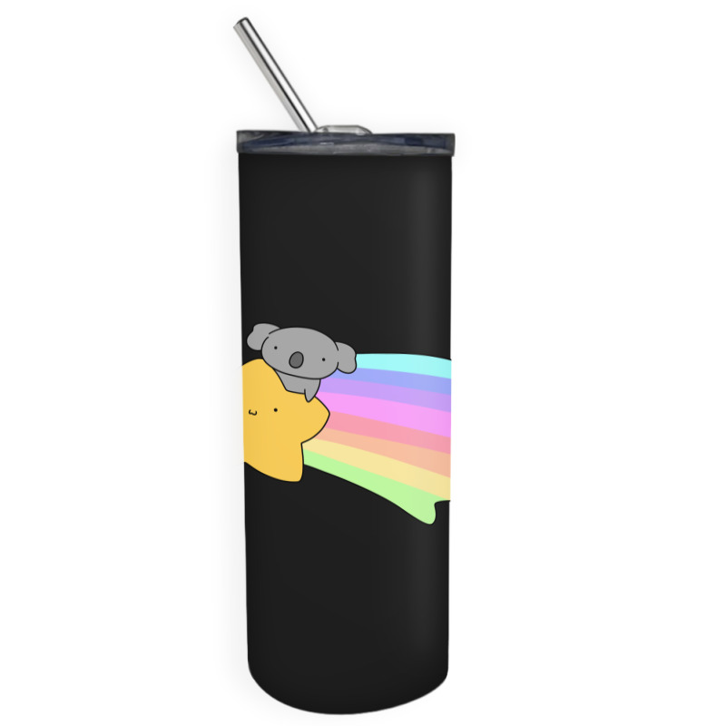 Rainbow Shooting Star Koala Skinny Tumbler | Artistshot