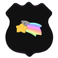 Rainbow Shooting Star Koala Shield Patch | Artistshot