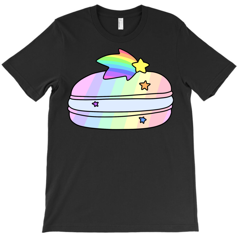 Rainbow Shooting Star Macaroon T-shirt | Artistshot