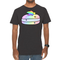 Rainbow Shooting Star Macaroon Vintage T-shirt | Artistshot