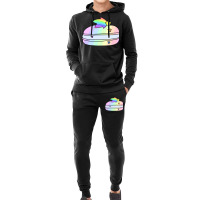 Rainbow Shooting Star Macaroon Hoodie & Jogger Set | Artistshot