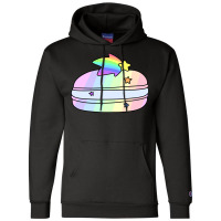 Rainbow Shooting Star Macaroon Champion Hoodie | Artistshot