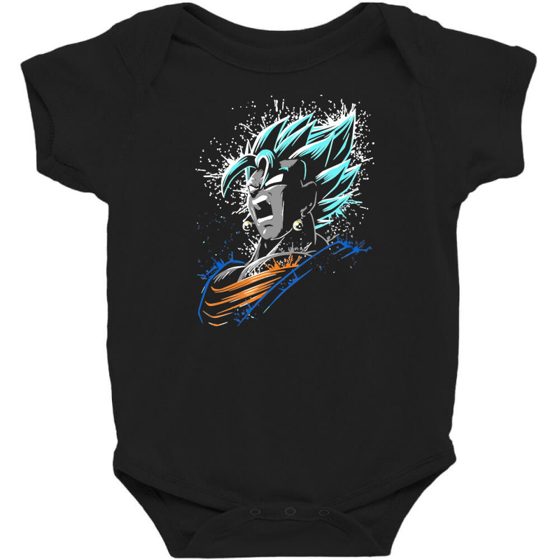 Goku Powder Baby Bodysuit by Santika | Artistshot