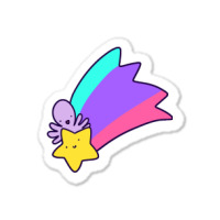 Rainbow Shooting Star Octopus Sticker | Artistshot