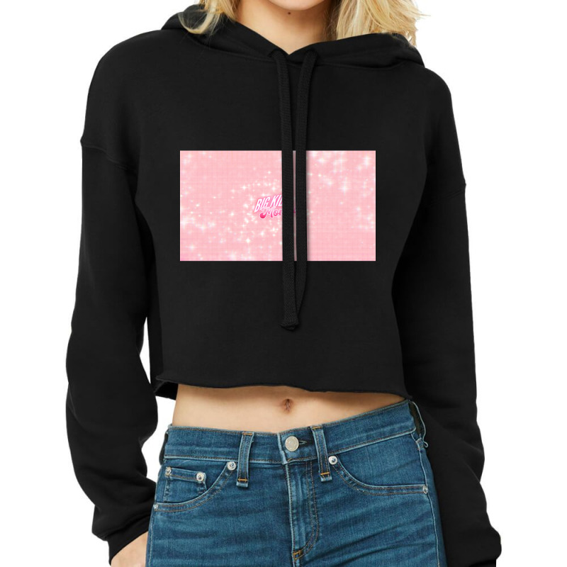 Limited Edition Big Kid Monica Pink Background Cropped Hoodie | Artistshot