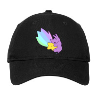 Rainbow Shooting Star Rhino Adjustable Cap | Artistshot