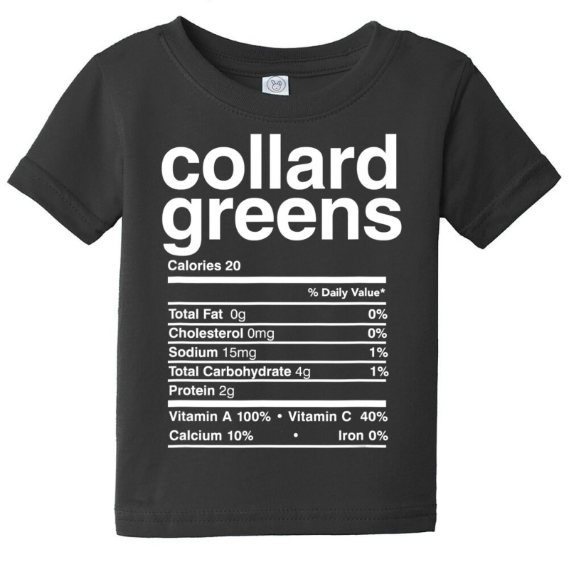 Collard Greens Nutrition Matching Thanksgiving Food Baby Tee | Artistshot