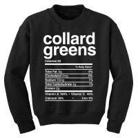 Collard Greens Nutrition Matching Thanksgiving Food Youth Sweatshirt | Artistshot