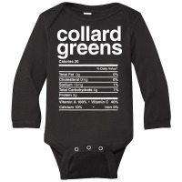 Collard Greens Nutrition Matching Thanksgiving Food Long Sleeve Baby Bodysuit | Artistshot