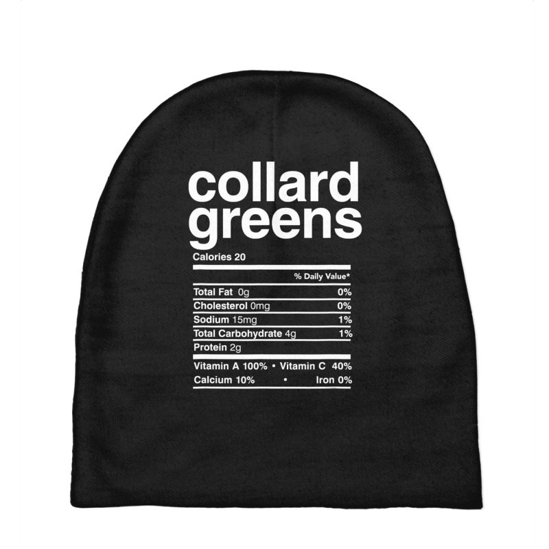 Collard Greens Nutrition Matching Thanksgiving Food Baby Beanies | Artistshot