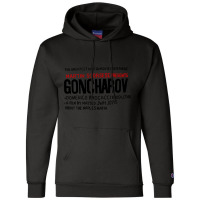 Limited Edition Goncharov Label Re-creation Champion Hoodie | Artistshot