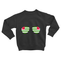 Artistshort Trending Abkhazia Flag Sunglasses Toddler Sweatshirt | Artistshot