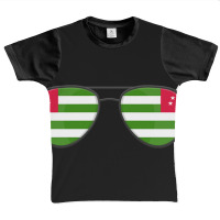 Artistshort Trending Abkhazia Flag Sunglasses Graphic Youth T-shirt | Artistshot