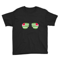 Artistshort Trending Abkhazia Flag Sunglasses Youth Tee | Artistshot