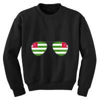 Artistshort Trending Abkhazia Flag Sunglasses Youth Sweatshirt | Artistshot