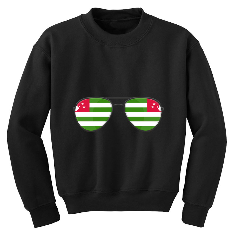 Artistshort Trending Abkhazia Flag Sunglasses Youth Sweatshirt by declangreenwood | Artistshot