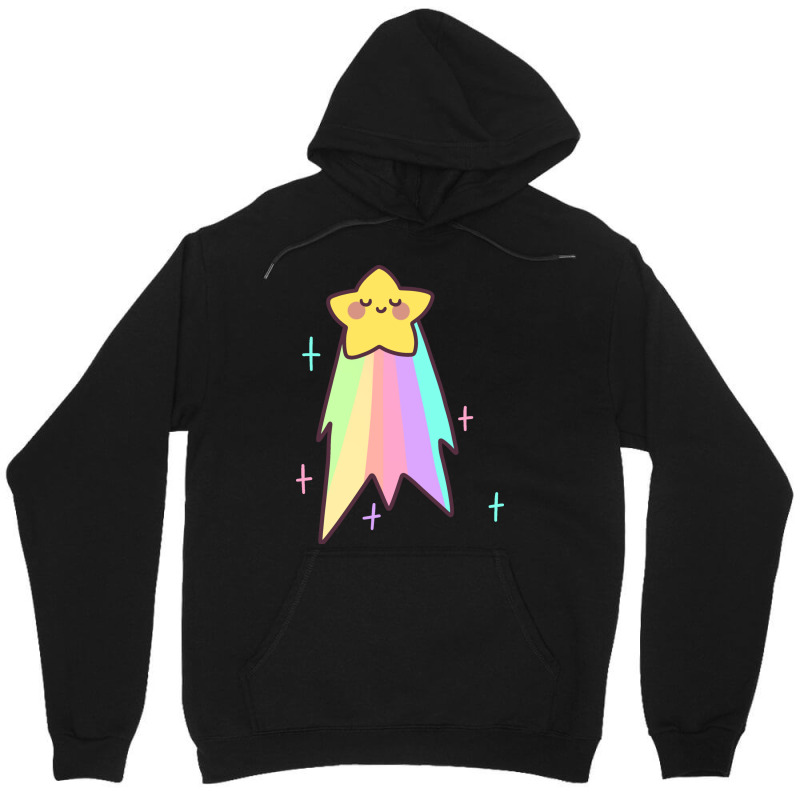 Rainbow Shooting Star Unisex Hoodie | Artistshot